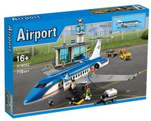 城市系列机场航站楼候机60104儿童益智拼装中国积木玩具礼物02043