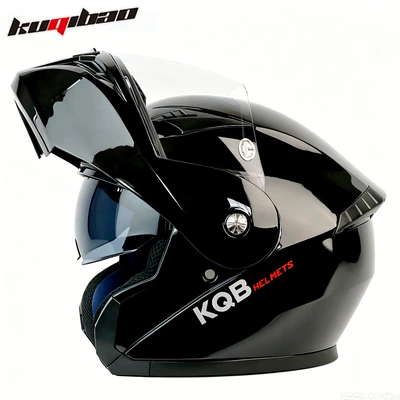Helmet, Patented Design, Motorcycle Safety Supplies - bright-black-m