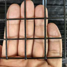 现货黑色吊顶网格铁丝网 婚宴酒店装饰吊顶 置物架黑色网格片