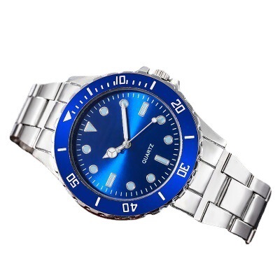 Student watch foreign trade men's business luminous quartz watch live men's watch new watch green water ghost watch