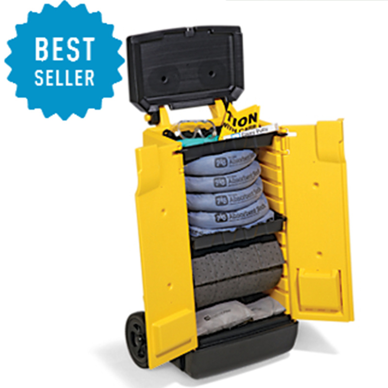 NewPig纽匹格KIT2002防溢推车PIG万用型吸附棉泄露吸附卷