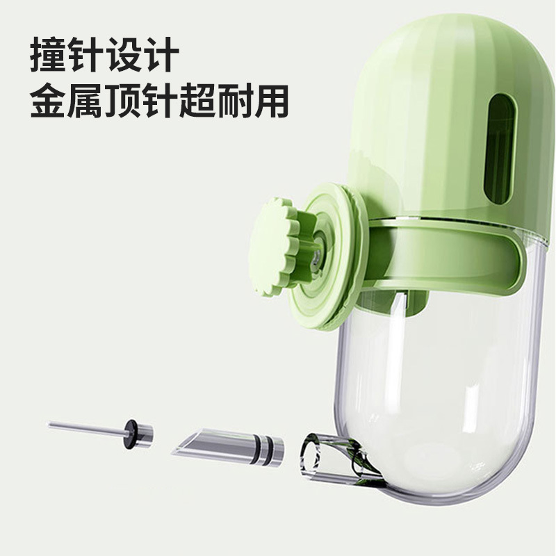 鹦鹉小宠饮水器撞针胶囊式水壶防漏防溅防污染小太阳鸟用喝水神器