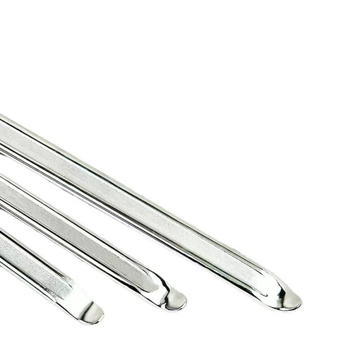 Kuntai chrome plated tire lever car tire lever tool double-ended flat 40 chrome pry plate Linyi pry bar flat pry