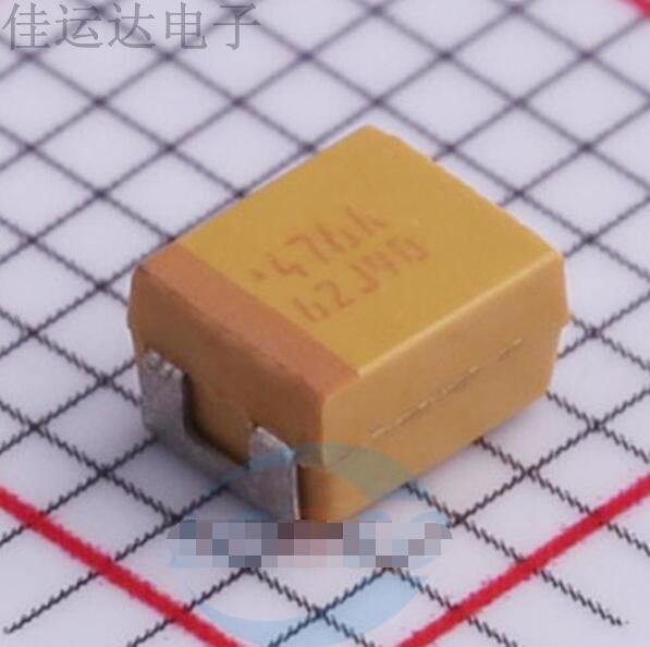 TPSB476K010R0350 规格 47uF(476) ±10% 10V 钽电容器