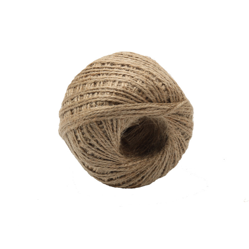 现货zakka包装麻绳 麻绳手工diy 田园风格原色麻绳 吊牌细麻线