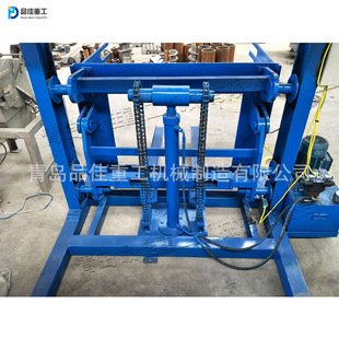 Multi-purpose vertical pouring hoist trash can vertical lifting dumper hydraulic chain type feeding rack