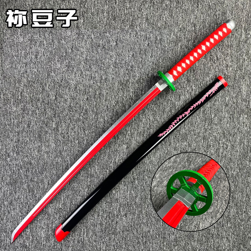 El cuchillo de la rueda del sol cuchillo de madera con vaina animación cos prop Mi esposa Tomioka Yoshiyoshi Kamen Jiro image 17