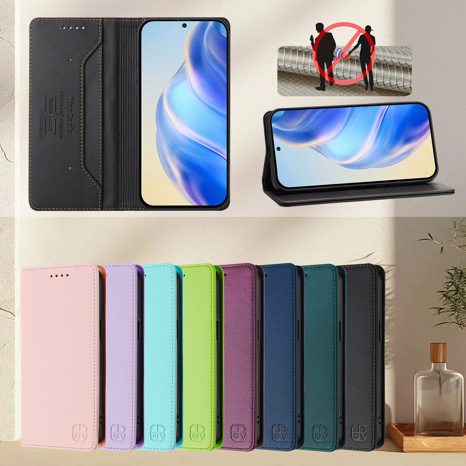Совместимая чехол для телефона Vivo S20, складной крепкий магнит, антиугон, x200