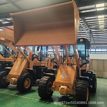跨境装载机 养殖场四驱柴油小型铲车 工程建筑家用抓木抓草机厂家