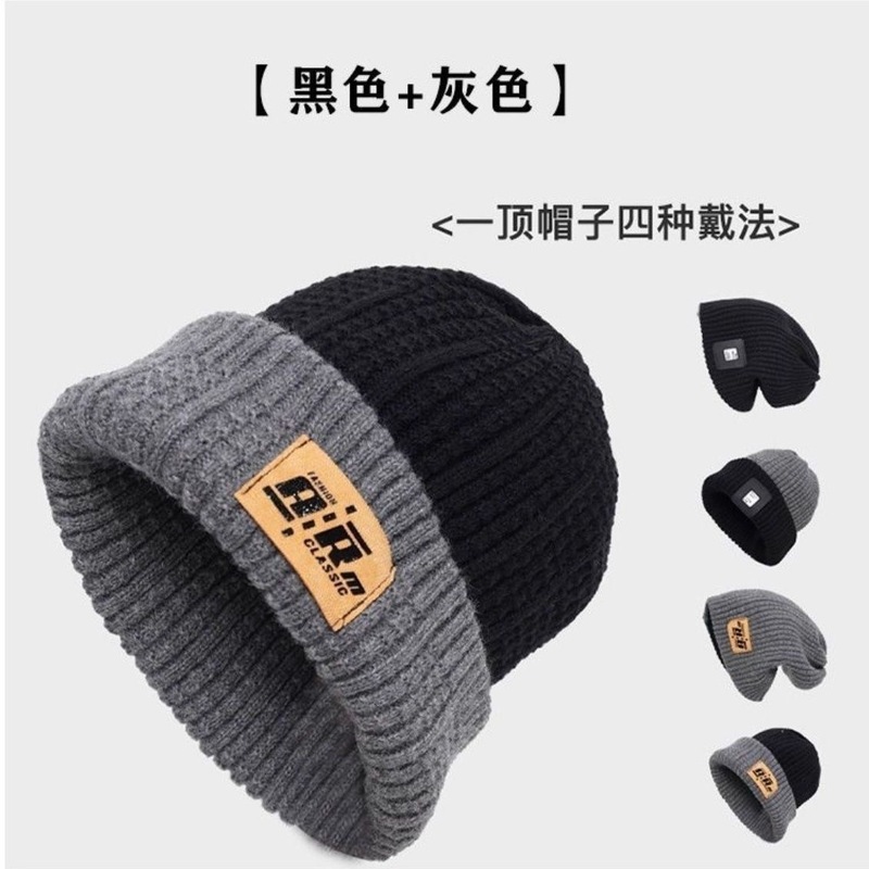 秋冬保暖毛线帽手工编织镂空包头帽女民族风流苏护耳套头针织帽子|undefined