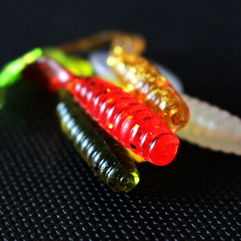 5 Colors Soft Grubs Lures Soft Baits Soft Swimbaits Fishing Lures Fresh Water Bass Swimbait Tackle Gear