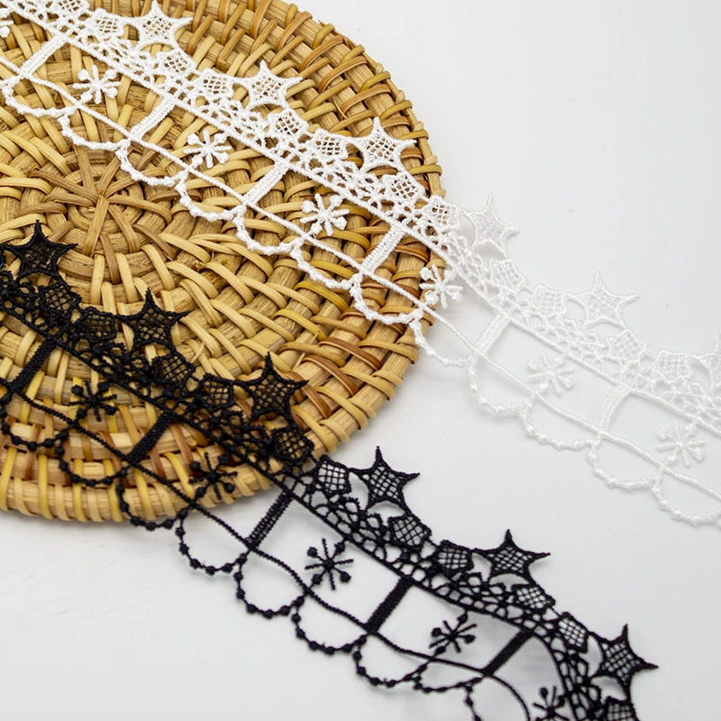 В наличии 4 см вышитые кружевные водорастворимые кружевные носки Лолита Кукольное платье аксессуары для свадебного платья DIY украшение для штор