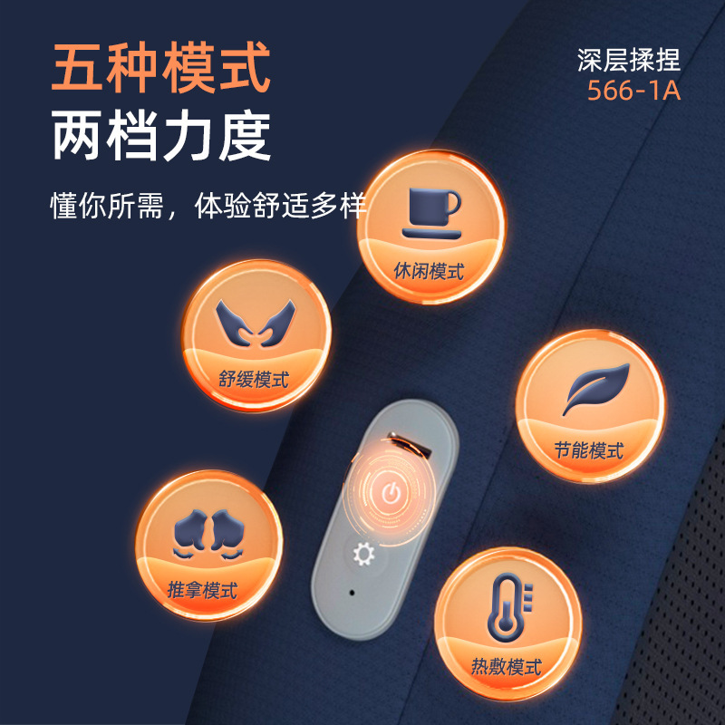 佳仁頚椎マッサージ器多機能ウエスト全身電動マッサージ枕首肩部脊椎家庭用車載ボタン|undefined