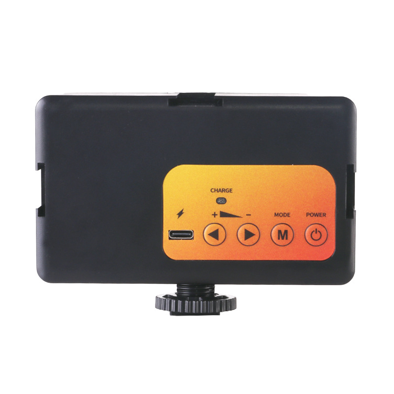 Fotografía de carga WL-R2 cuadrado mini luz LED teléfono móvil selfie RGB fotografía luz a todo color de bolsillo RGB Luz de relleno