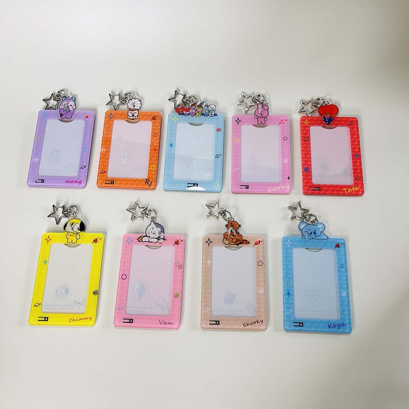 Celebrity Merchandise Bt Cartoon Baby Series Acrylic Card Holder 3inch Small Card Storage Pendant21 Celebrity Merchandise Bt Cartoon Baby Series Acrylic Card Holder 3inch Small Card Storage Pendant21
