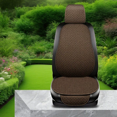 Seat cushion, seat cover | Anti-Slip Seat Cover for - lnh-small-brick-charming-coffee-hooded-single-seat