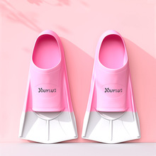 游泳脚蹼自由泳专用女儿童专业训练短脚蹼蛙泳鸭脚板浮潜水装备男