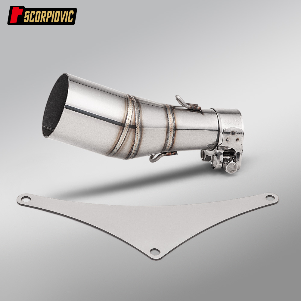 Guangyang SaiTeng 250 300 stainless steel mid-section exhaust pipe and tail-section muffler set CT250 modified mid-section