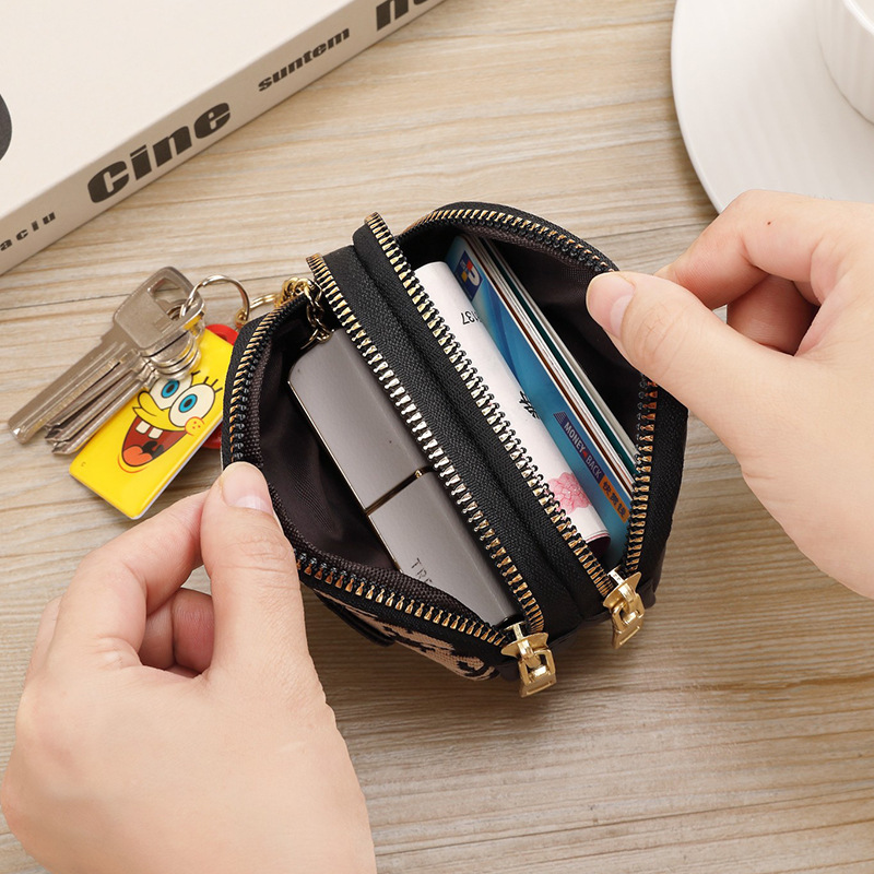 Mil pájaros amor pequeño bolso de cambio nicho femenino diseño exquisito de alta calidad monedas lápiz labial almacenamiento pequeño bolso de tarjetas