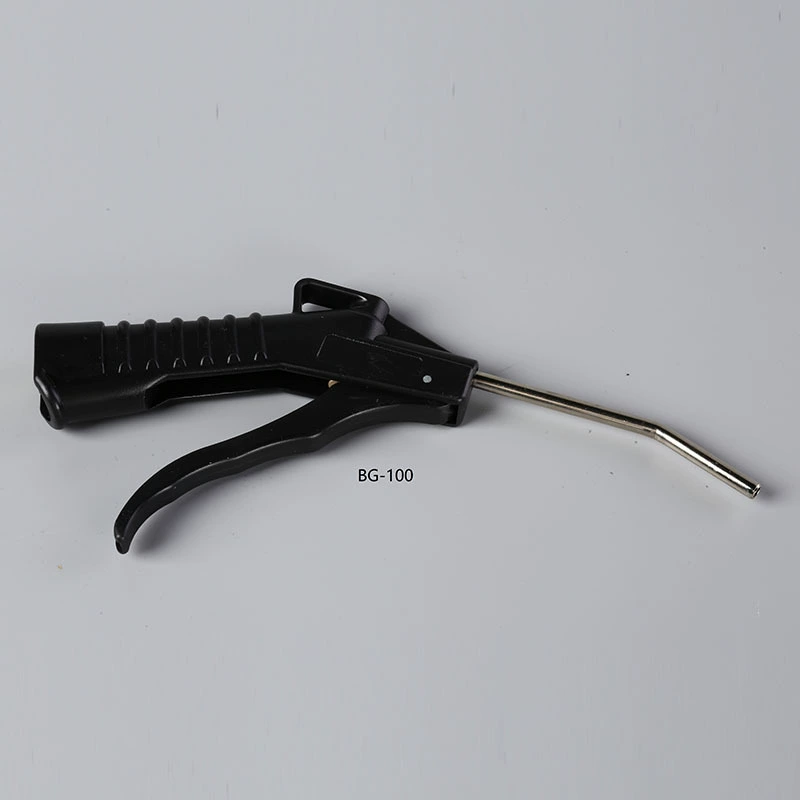 Черный пневматический пистолет высокого давления среднего размера, пневматический пистолет высокого давления для удаления пыли, пневматический пистолет с удлиненным горлышком, пистолет для выдувания пыли