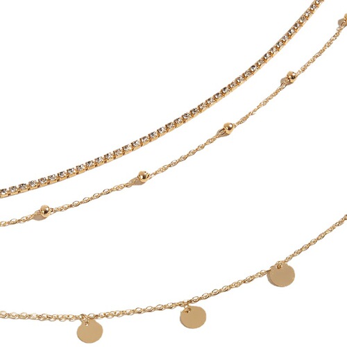 European and American cross-border jewelry women's waist decorations sexy chain three-chain model clothing accessories women's cross-border waist chain