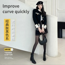 空姐灰一体透肤裤加绒女秋冬季加厚保暖黑丝袜假透肉连裤袜打底裤