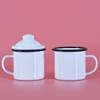 Hot transfer enamel cup Personalized creative DIY printing printing old -fashioned tea tank miles Mark cup manufacturer wholesale