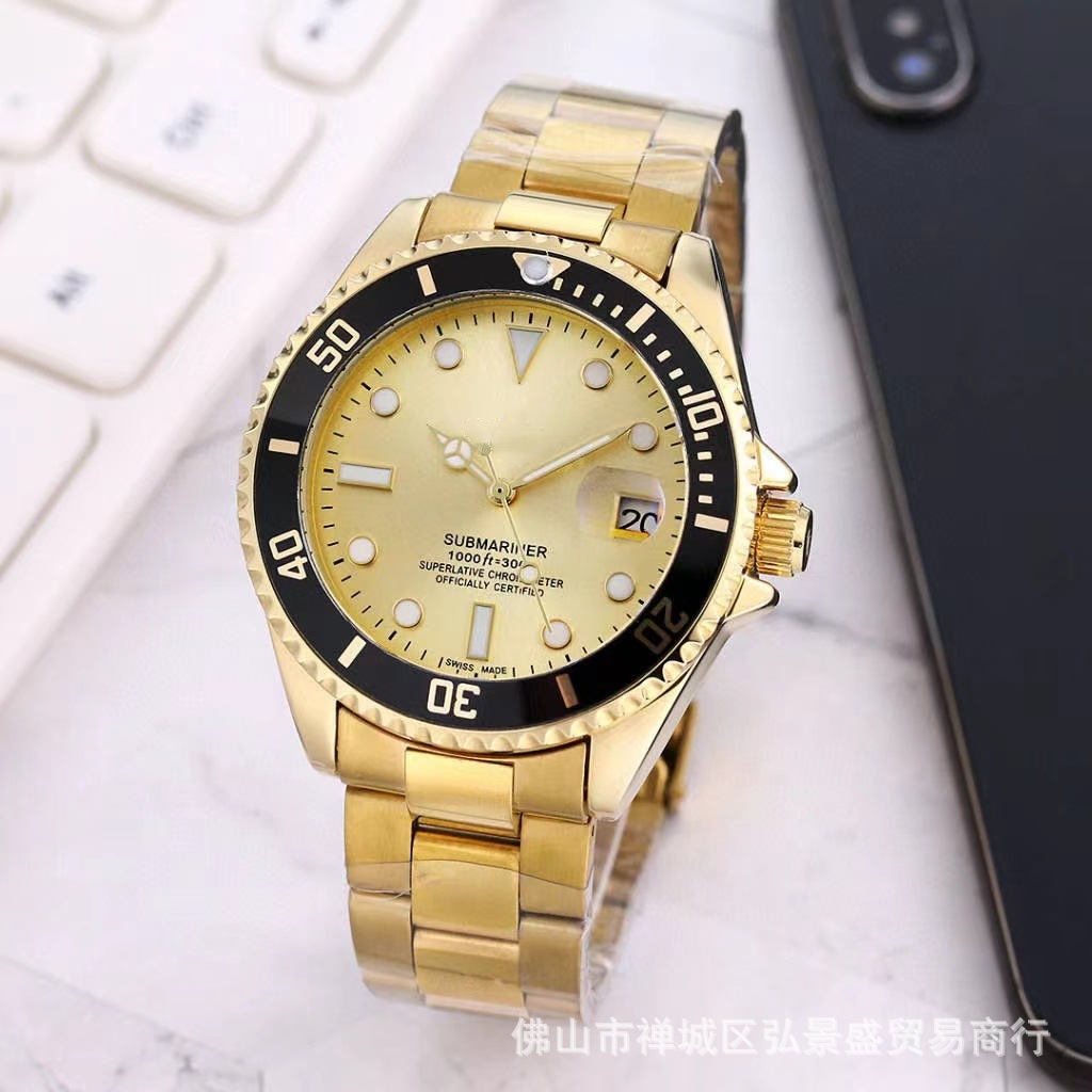 블랙 서클 골드 플레이트 골드 벨트