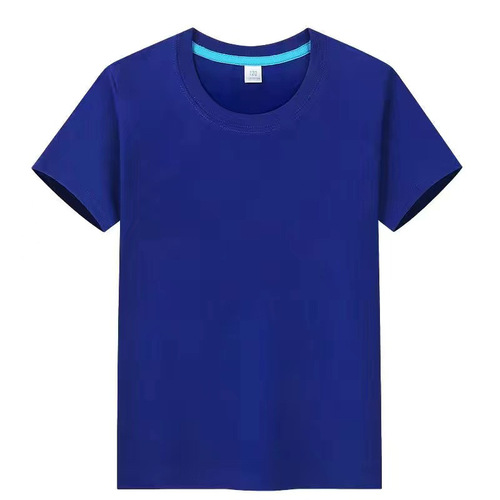 定制LOGO纯棉T恤儿童短袖2024夏季新款儿童T恤精梳纯棉190克100%