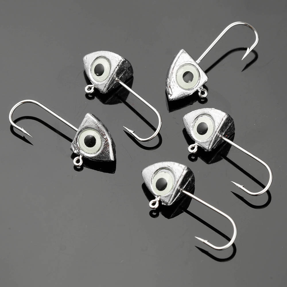 Luya micro-objeto raíz de pesca cabeza de plomo gancho cabeza de pescado luminosa pequeña raíz 2g-6g ultra-fino gancho tira estrecha puerta de gancho al por mayor