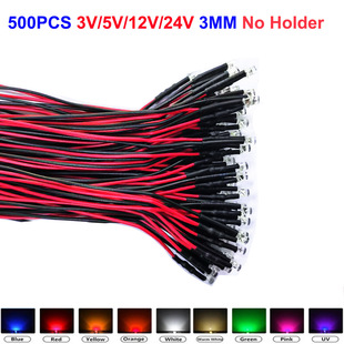 F3/F5mmLED�Դָʾ���l����O�܎���20CM����ɫ���ӹ̶���3V-24V