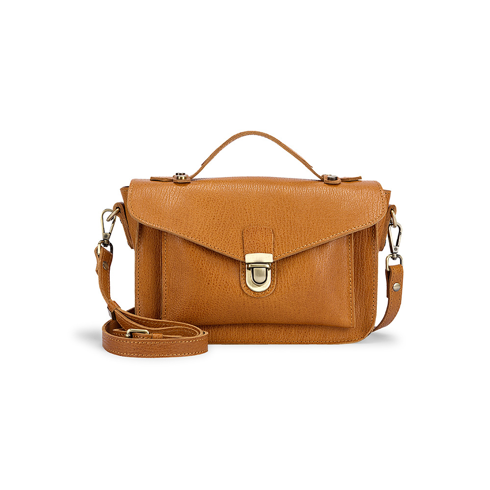 2022 Vintage Women's Bag Handmade Top Layer Tree Cream Cowhide Messenger Bag Shoulder Crossbody Envelope Flip Cover Leather Small Square Bag