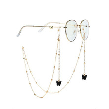 I 38506 Butterfly Beaded Glasses Chain �������۾����¿�