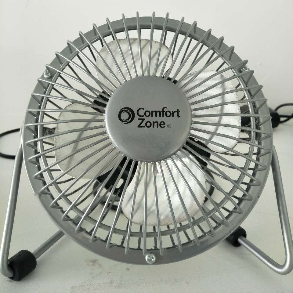 USB mini ventilador de escritorio portátil ventilador de hierro forjado fabricante personalizado aire acondicionado de oficina multicolor ventilador pequeño