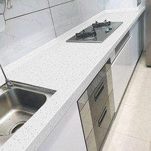 厨房防油贴纸 柜灶台用加厚大理石纹台面桌贴自粘防水防油耐高温