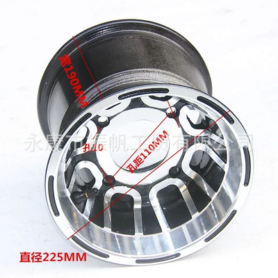 Motorcycle wheel hub 19X7-8 18X 9.5-8inch Aluminum - 18x950-8-wheel-hub-hole-distance-110-mm