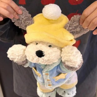 New Explosions Cute Bully Sheepdog Plush Toy Dog Doll Puppy Pacifying Birthday Gift for Women