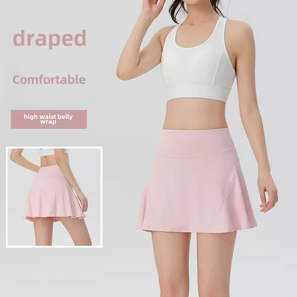 Summer Anti-exposure running sports shorts women's loose quick-drying high waist fitness hot pants yoga baseball tennis culottes