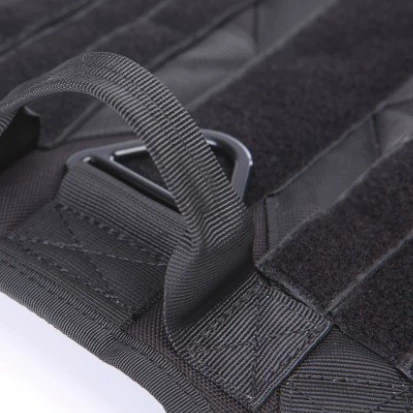 Трансграничный тактический жилет для собак пальто для собак металлическое быстросъемное пальто для собак водонепроницаемый нейлоновый снаряжение MOLLE тренировочный костюм K9 Грудь назад