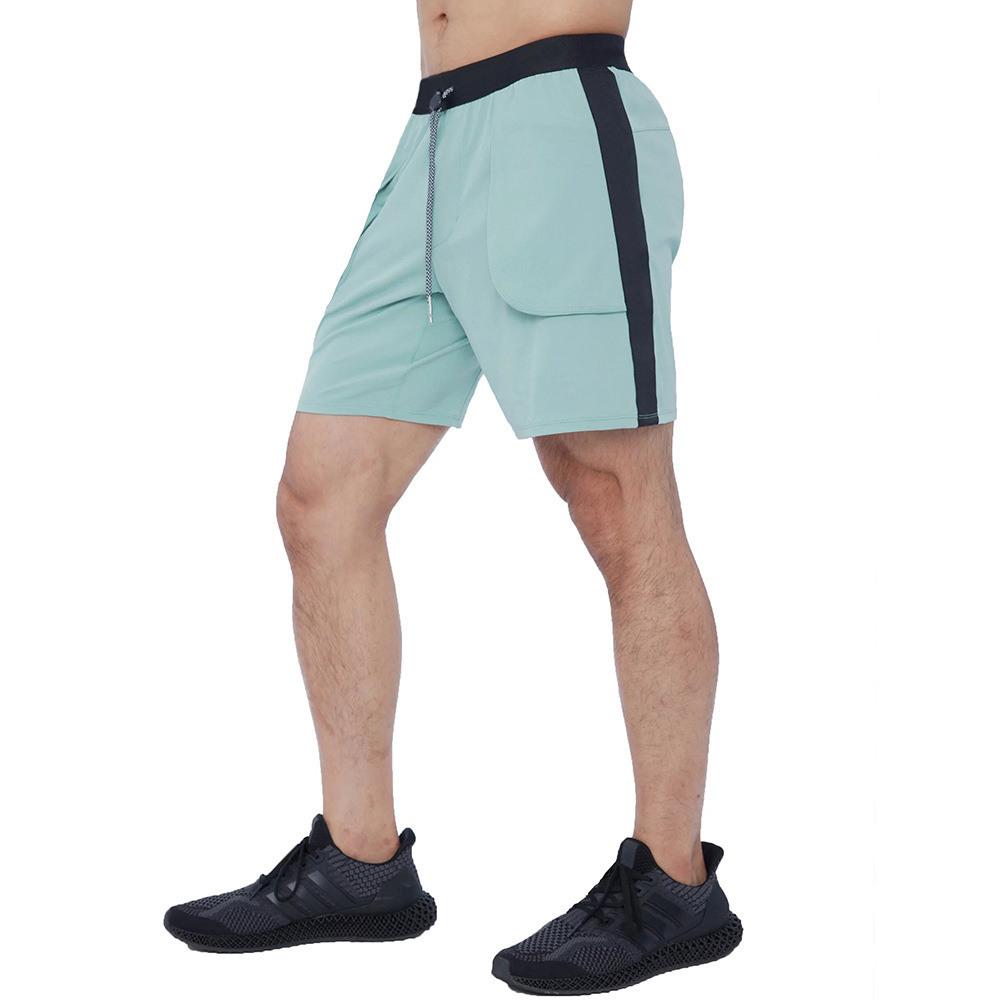 summer sports quick dry solid color shorts for leisure for gym for…