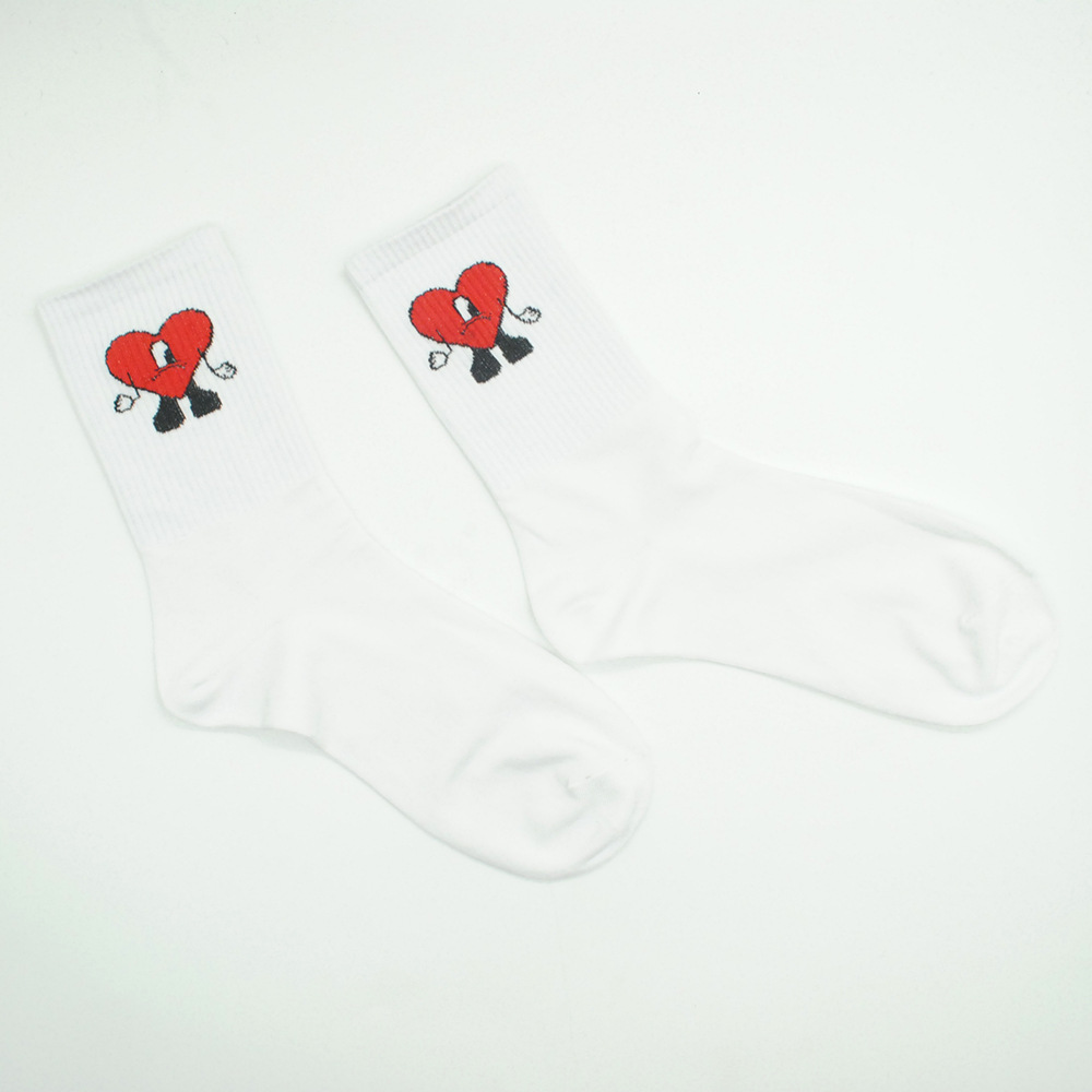 Unisexo Moda Forma De Corazón Algodón Calcetines De Tobillo display picture 3