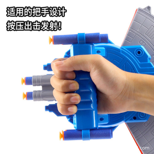 Cross-border soft bullet shield launcher, one-click transforming soft bullet gun, children's shooting toy gun, wholesale price for boys, dropshipping