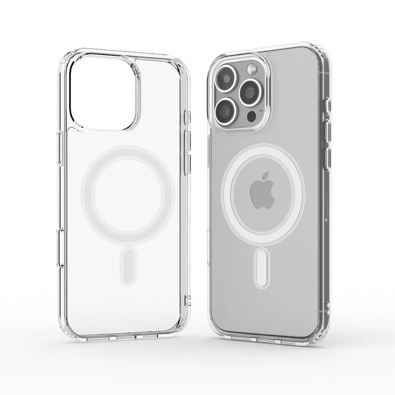 适用iPhone13苹果16ProMax防摔15Plus手机壳透明13/14磁吸保护套|undefined