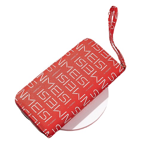 New Korean-style ladies' wrist wallet, zipper, long, multi-card slot, ladies' cross-border mobile bag, mother and daughter style