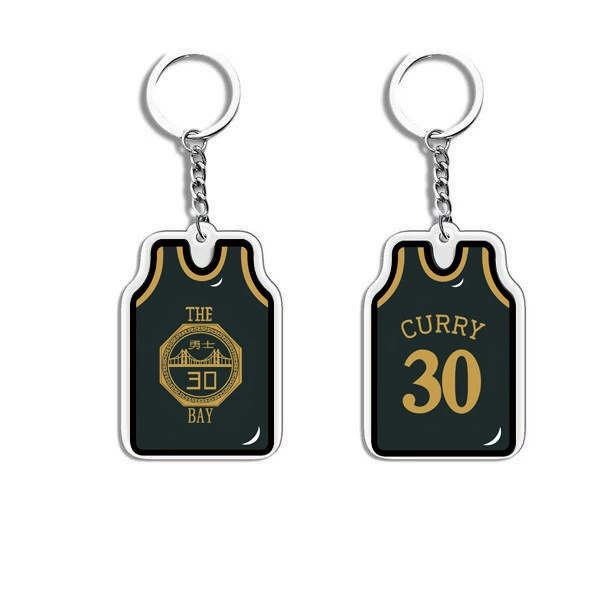 П pendant из акрилового джерси, мини униформа подвеска, 4.6×3.2 см, акрил + металл