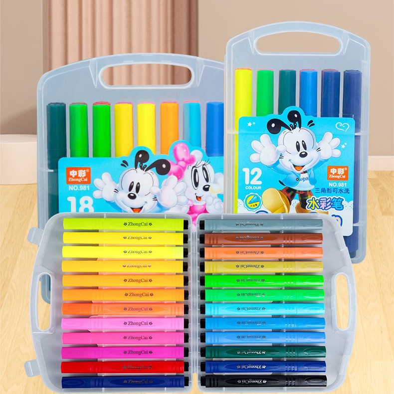 Procesamiento especial Aprendizaje Pintura Gran Smash Fight Herramientas de pintura Estudiantes Aprendizaje Suministros de arte Bolígrafos de acuarela Marcadores