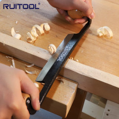 大工ブローチ手作りスクレーパー平刀ダブルハンドルストレート削り切り树皮刀diy削り道具ドローknif