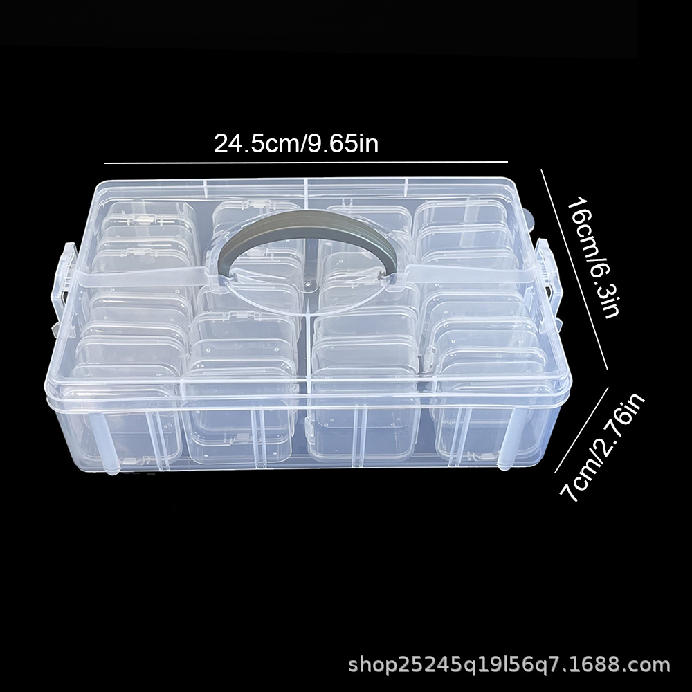 28-grid small box layered packaging