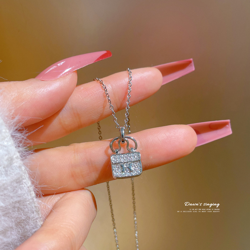 Luxury Micro Diamond Necklace With Transfer Beads For Women_voghion.com