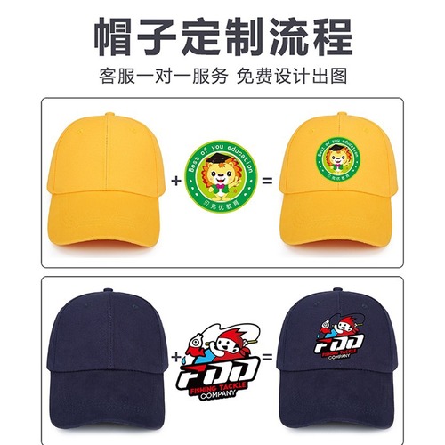 Custom-made Outdoor Sun Protection Hats with Logo Printing, Embroidery, and Baseball Cap Design for Children